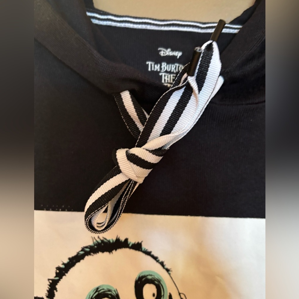 Disney Nightmare Before Christmas Black Hoodie with Lock, Shock, and Barrel - Picture 6 of 10